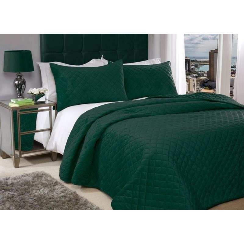 Billington Solid Colour Bedspread with Pillowcases