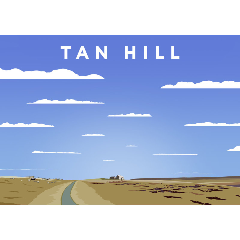 Tan Hill by Richard O'Neil - Print, 30 cm H x 40 cm W x 1 cm D, No Frame