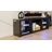 Kruszewski 70" TV Stand Fits TVs Up To 75" with LED Lights Glass Shelves and Open Storage-1999639042