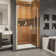 Elegance-LS 44" W x 72" H Pivot Frameless Shower Door with ClearMax™ Technology