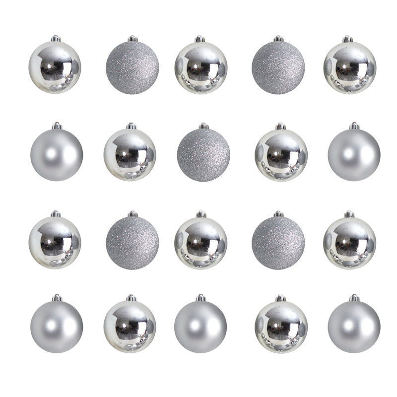 Ornement boule incassable, Argent