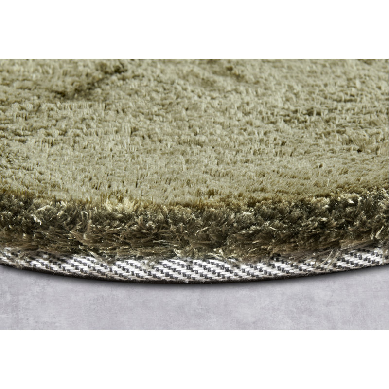 Cosy No Pattern And No Solid Colour Machine Tufted Area Rug, Round 200cm