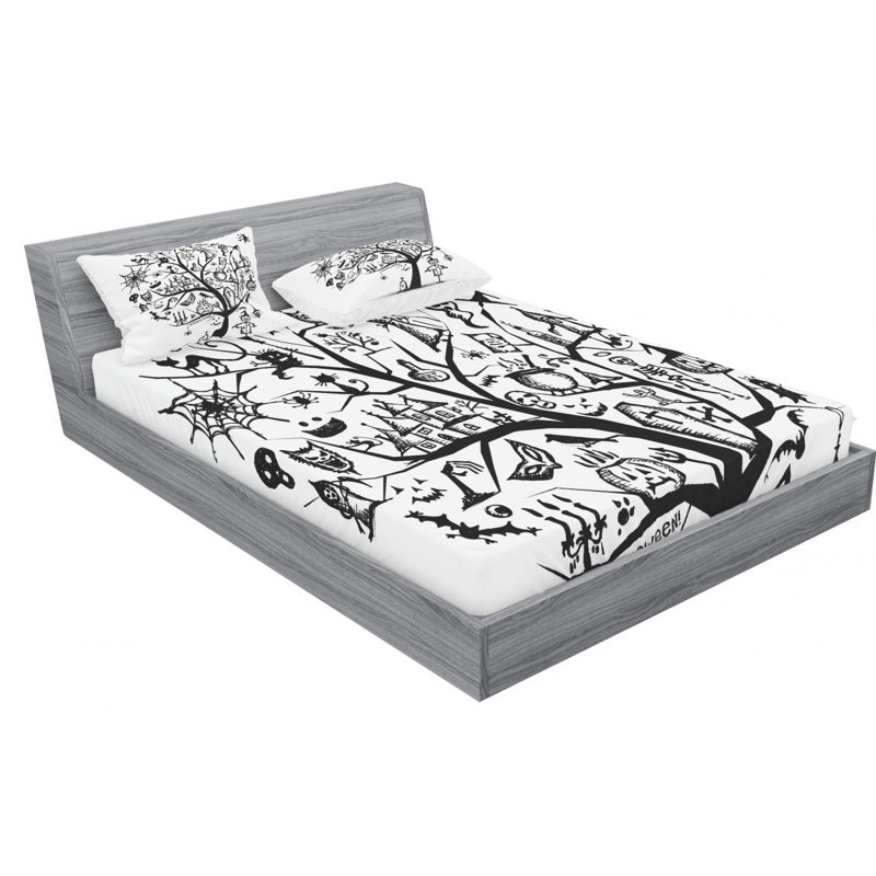 Microfiber Sheet Set, Full Sheet Set with Fitted Sheet