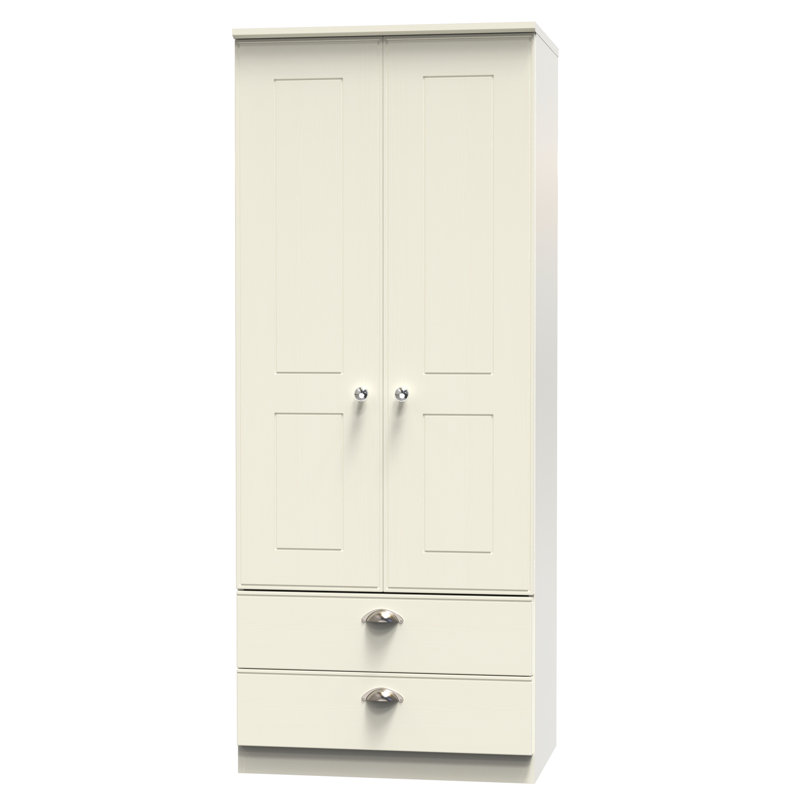 Conners Manufactured Wood Wardrobe, Cream Ash