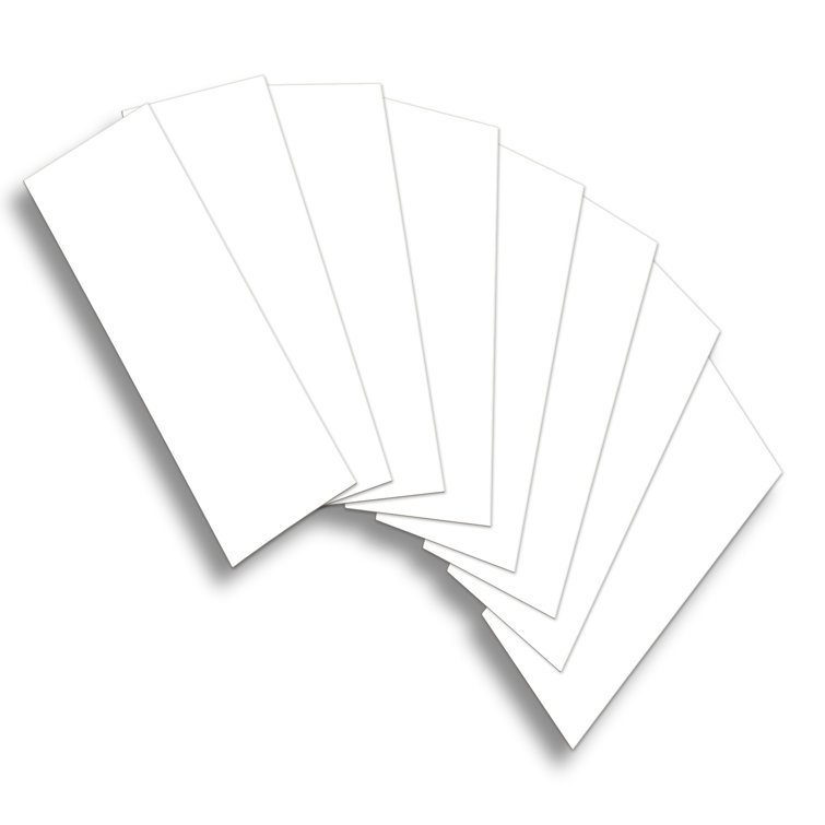 4'' W x 12'' L Engineered Stone Peel and Stick Subway Tile