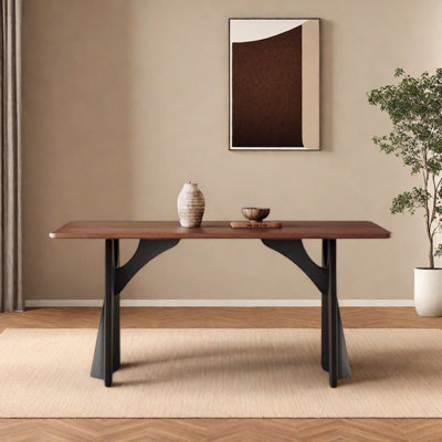 Table de salle à manger rectangulaire durable, simple et élégante