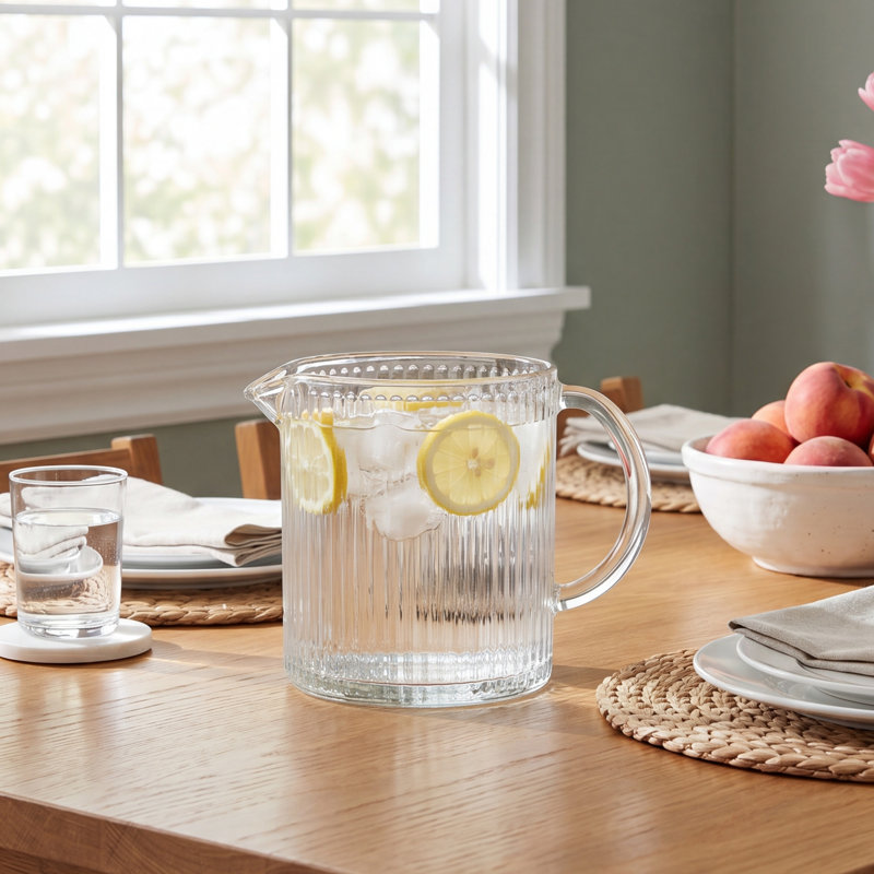 Bertrad 12oz. Glass Pitcher