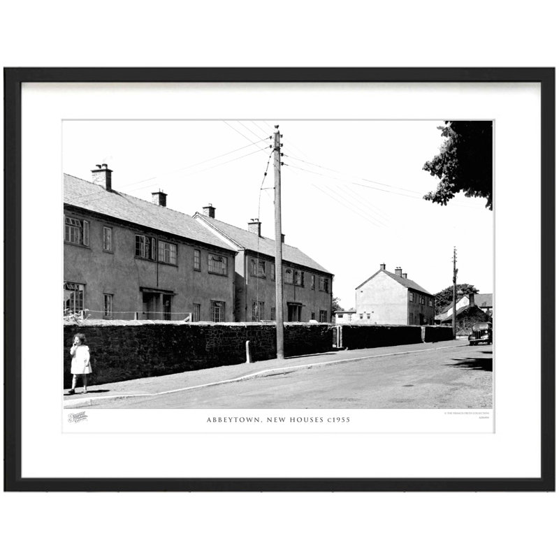 Abbeytown, New Houses C1955 by Francis Frith - Single Picture Frame Print, 45cm H x 60cm W x 2.3cm D