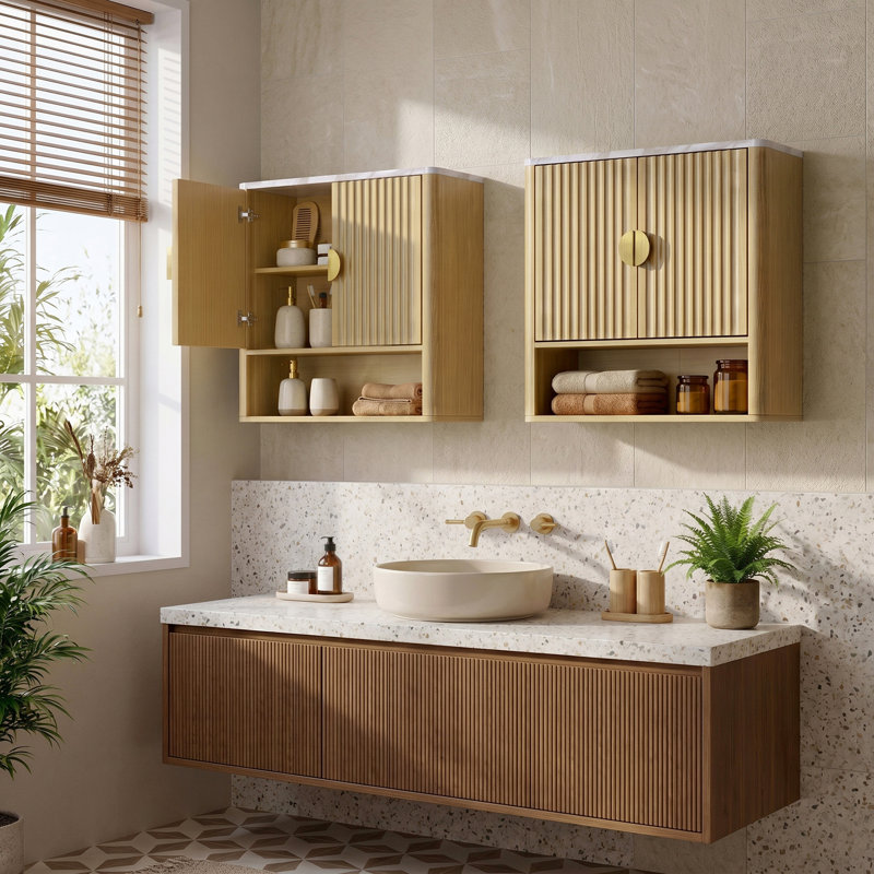 23"W 24"H Wall Bathroom Cabinet