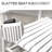 2 Outdoor Wooden Rocking Chair With Side Table, White Chairs Enticing And High Back, Bears 352 Lbs, For Garden, Patio, Poolside Table. Patio Sleek & Back. Appropriate Balcony, Porch. Supports Lbs. Max