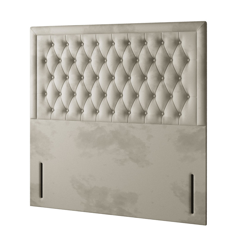 Scarborough Upholstered Headboard, Coffee, Double (4'6)