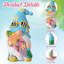 Ensemble de 2 figurines de gnome de plage d'été - Mini gnomes en résine pour la cuisine, la ferme, le bureau et la maison
