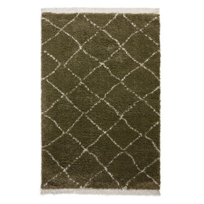 Pechler area rug Machine Woven Green