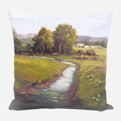 Linen Square Pillow Cover & Insert