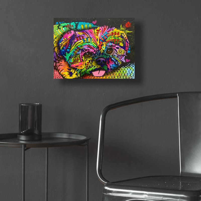 " Pooped Pupper " by Dean Russo, 12" H x 16" W x 0.13" D