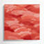 «Abstract Color Field 23», art mural sur toile rouge-2010903945