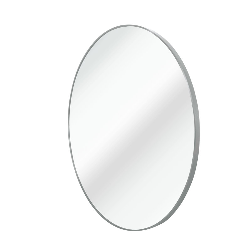 Miroir de salle de bain 36 po, Argent argent, 36 po x 36 po