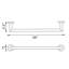 Munich Single Towel Bar - Wall Mount - 30" Brass/Polished Chrome-1465225119-1465225118