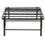Base de lit plateforme en métal - Base de lit matelas, noir-506883093