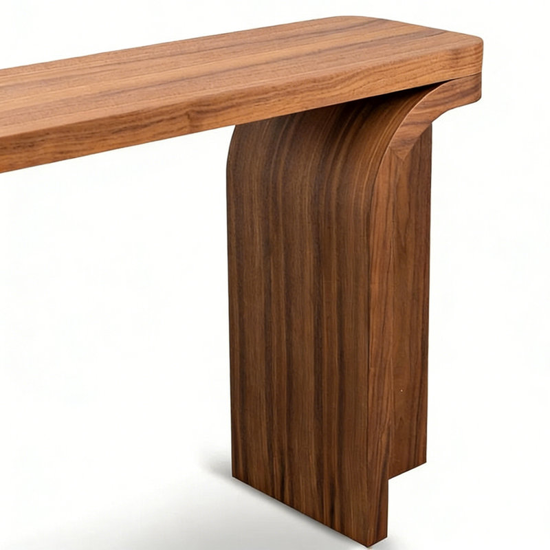Console minimaliste de style nordique, Brun