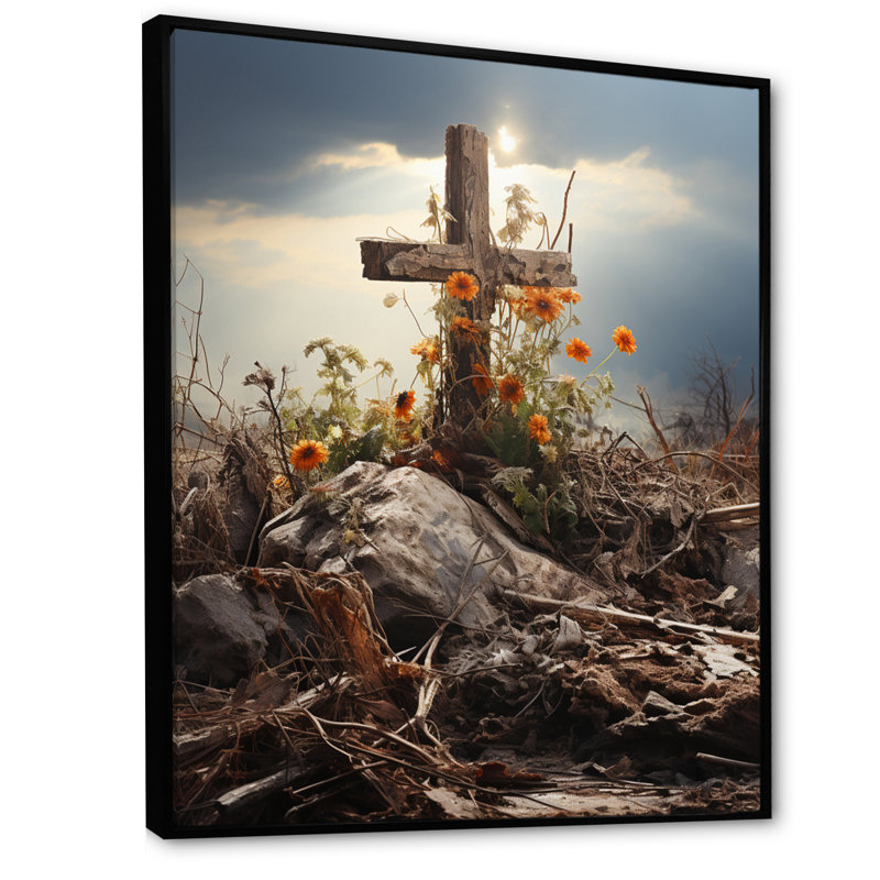 Impression de toile sur toile, H 32 po x l 24 po x P 1 po, Cadre flottant noir