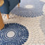 Tapis intérieur / extérieur bleu / gris Aloha-203922093