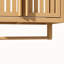 Boîte de rangement de toilette murale en bambou pour salle de bain