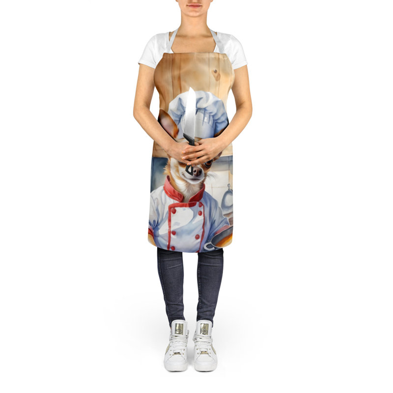 No Pattern Bib Apron