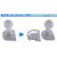 Ampoules à DEL sans fil à pile avec pile - 4 pièces - Peel & Stick instantané portatif sans fil pour garde-robes, remises et plein air - Portable, sans fil, montable et ultra-lumineux pour les coupures de courant. 