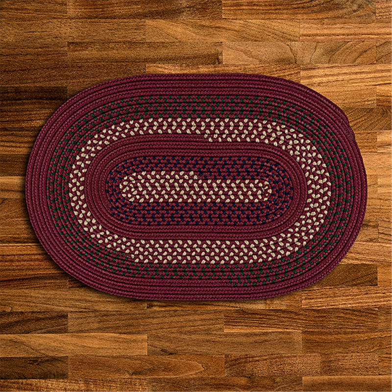 Tapis réversible intérieur / extérieur Omaha, Rond 9 pi
