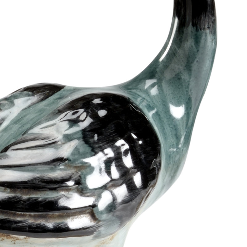 Loon 2 Piece Figurine Set, Green