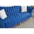 Josielyn Velvet Rolled Arm Chesterfield Sofa-1359552773