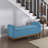 Prea 50" Mid-Century Modern Textured Fabric Lift Top Storage Bench with Interior Storage, Classic Button-Tufted Detail-1902388001