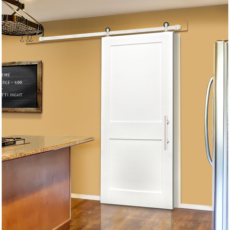 Barn Door 42" x 84" Solid Wood Panel with Installation Hardware Kit