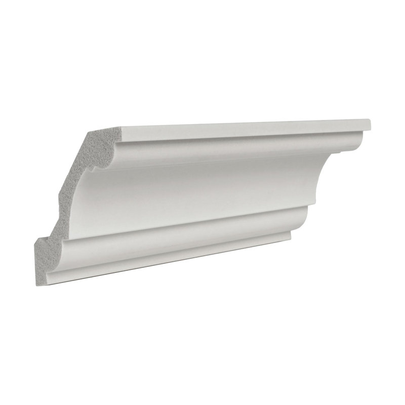 2 1/2 po X 2 1/2 po X 6 po Moulure longue en polystyrène recyclé