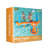 Inflatable Pool Float Set Volleyball Net & Basketball Hoops, Orange-97843304