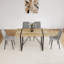Ensemble de 4 chaises de salle à manger de cuisine moderne-1625764222