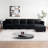 Shealene Modular Sectional Sofa with Reversible L Shaped Couch with Storage 5-seat Convertible Sofa with Ottoman-1650660238