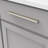 Streamline Collection Rectangular Pull - 7-9/16" Center to Center Cabinet Pull Toasted Nickel - Contemporary Hardware for Drawers & Cabinets-111202168-36901241