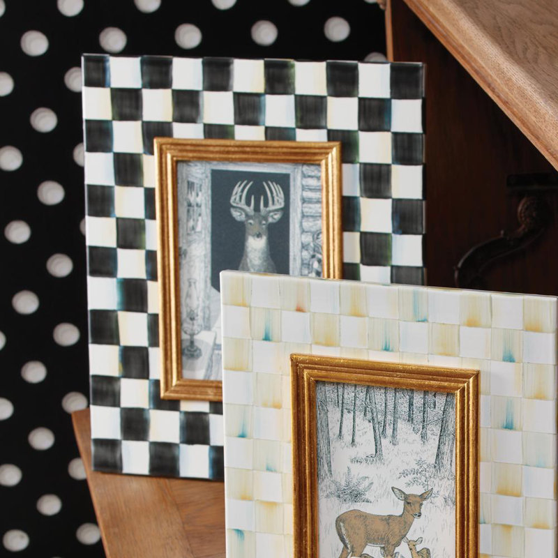 Courtly Check Frame, 5" W x 7" H