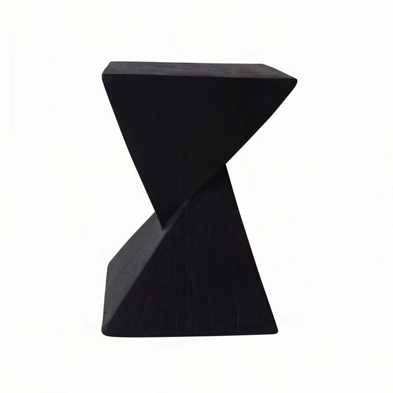 Magnesium Oxide End Table, Side Table, Black