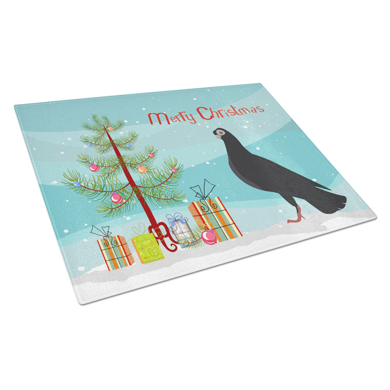 Planche à découper de noël en verre trempé caroline de budapest