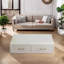 Table basse en bois massif massif