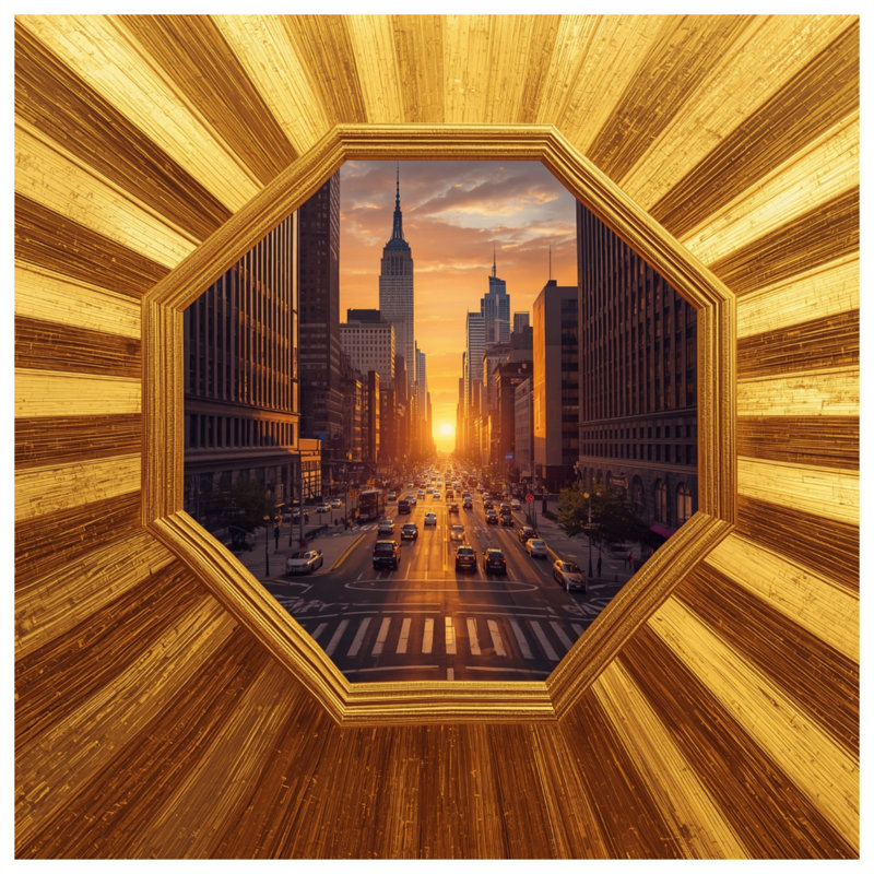 Housses de couette City Sunset Skyscrapers, Lit simple