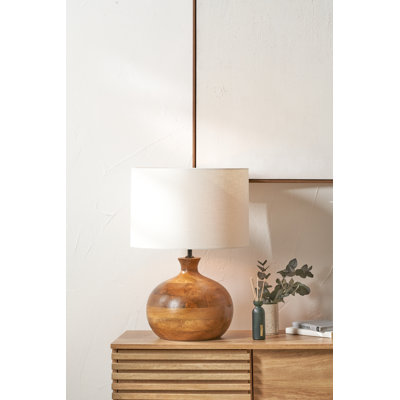 Wood Table Lamp