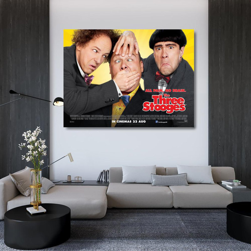 The Three Stooges, H 36 po x l 48 po