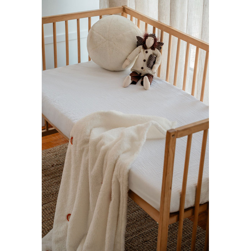 Baby Fitted Sheet, White
