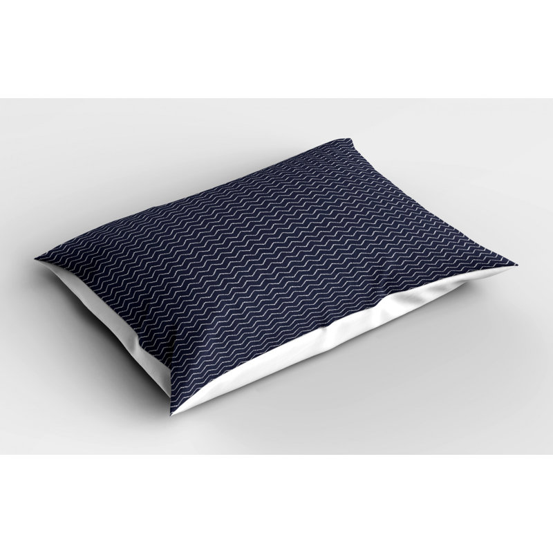 Polyester Chevron Sham Set, Twin
