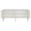 Console Ansaldo blanc perle et argent scintillant, armoire