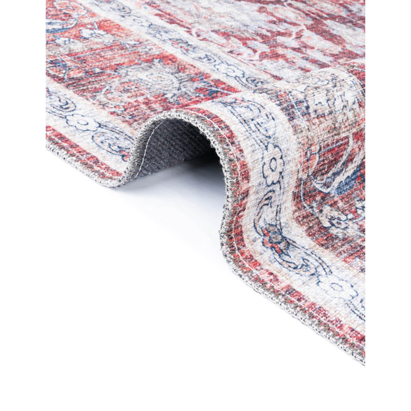Samarth Thorine Rug, Runner 2'7" x 10', Red